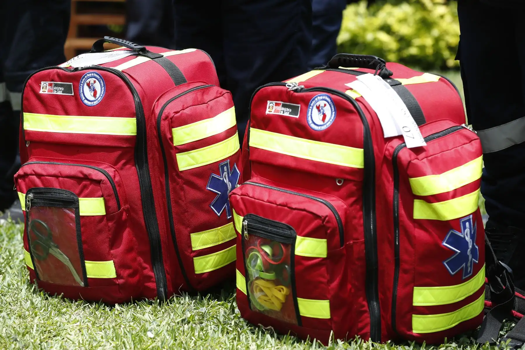 En la sede del Ministerio de Salud en Jesús María, la Dirección General de Riesgos de Desastres y Defensa Nacional en Salud presentó al equipo de brigadistas que estarán en alerta para atender cualquier situación de emergencia durante las celebraciones de Navidad y Año Nuevo.
Foto: ANDINA/Daniel Bracamonte