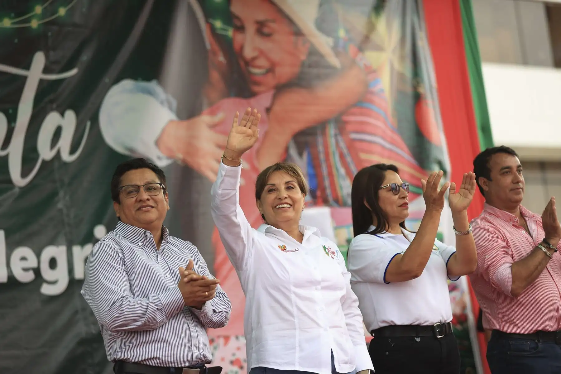 La presidenta Dina Boluarte participa en el lanzamiento de MINSA Móvil - Jornadas de salud integral itinerante y chocolatada navideña.
Foto: ANDINA/Prensa Presidencia