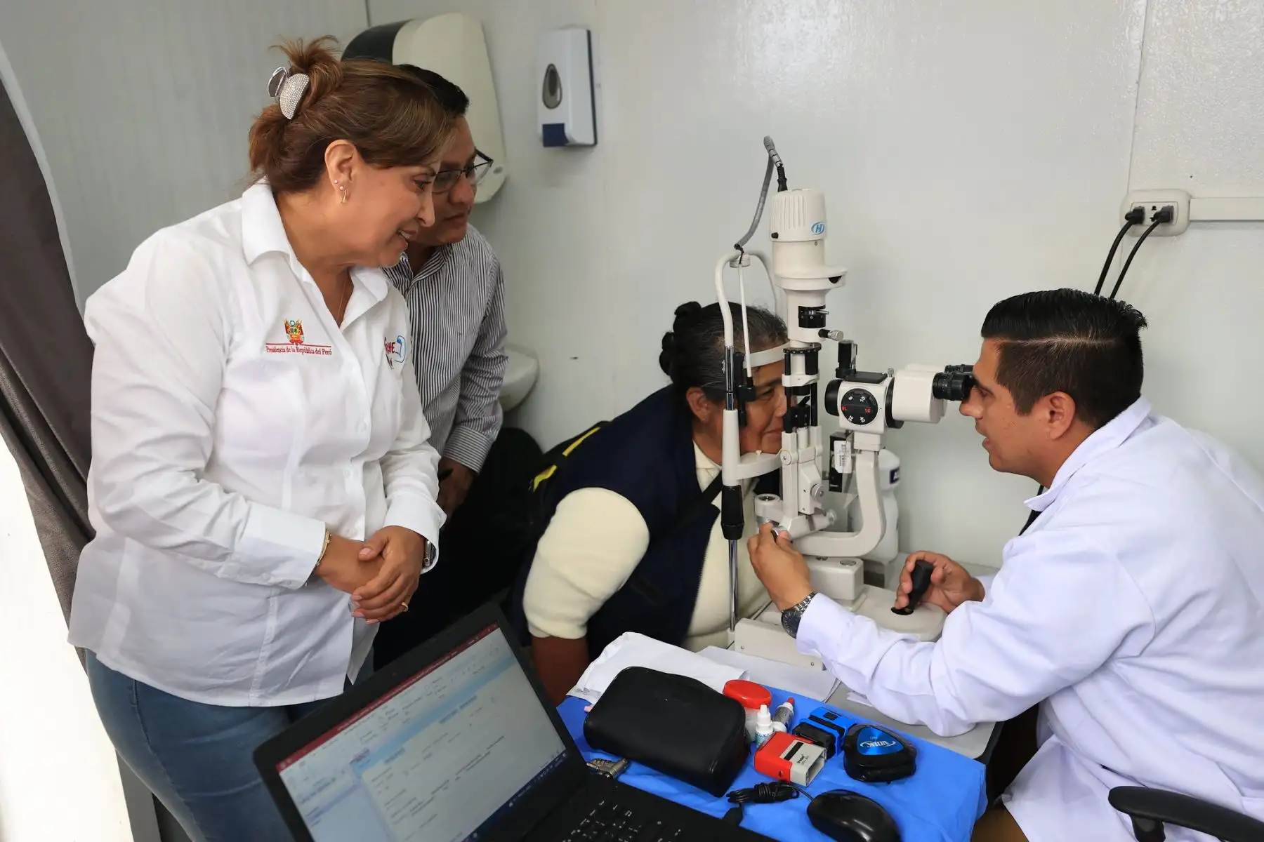 La presidenta Dina Boluarte participa en el lanzamiento de MINSA Móvil - Jornadas de salud integral itinerante y chocolatada navideña.
Foto: ANDINA/Prensa Presidencia