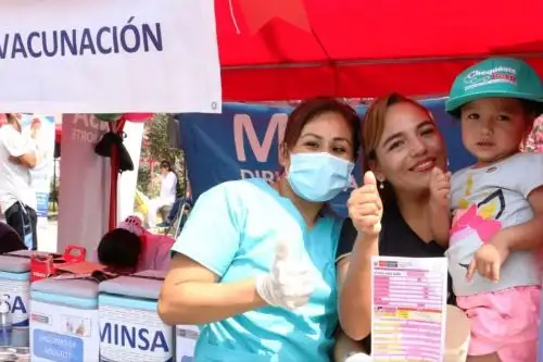 Más de 53,000 menores de 5 años se pusieron al día con sus vacunas. Foto: ANDINA/Difusión