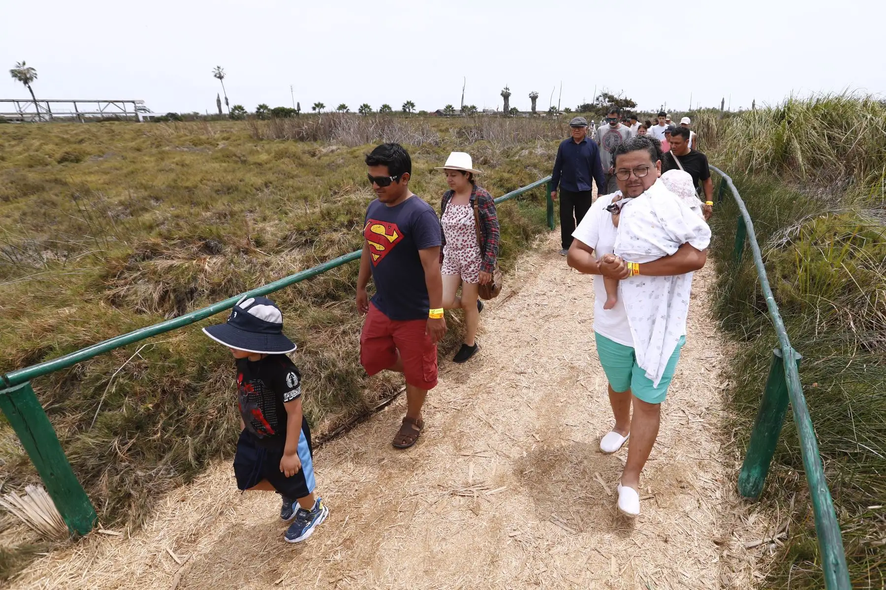 Decenas de turistas nacionales y extranjeros aprovecharon el feriado del lunes 25 de diciembre por Navidad para visitar los Pantanos de Villa en el distrito de Chorrillos. Foto: ANDINA/Daniel Bracamonte