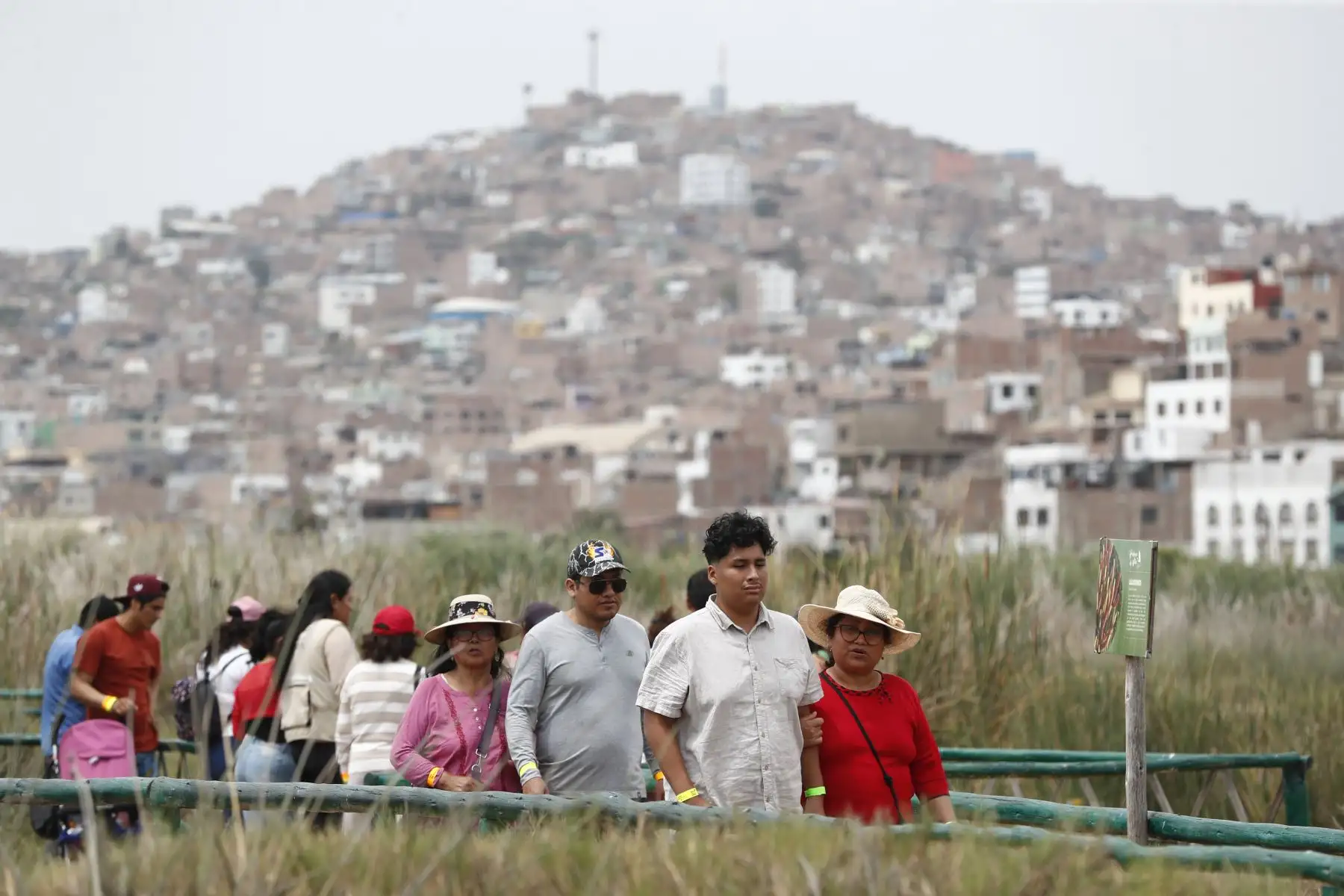 Decenas de turistas nacionales y extranjeros aprovecharon el feriado del lunes 25 de diciembre por Navidad para visitar los Pantanos de Villa en el distrito de Chorrillos. Foto: ANDINA/Daniel Bracamonte
