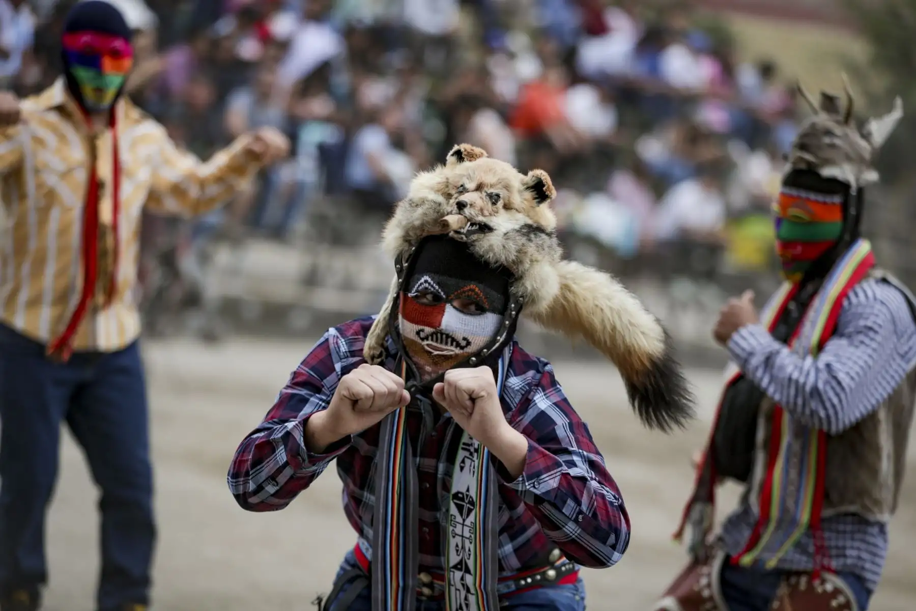 El Club Qorilazo Lima celebró la festividad del Niño Jesús de Santo Tomas de Chumbivilcas en el distrito de Sn Juan de Lurigancho. . En el evento también se realizó el tradicional Takanakuy.
Foto:ANDINA/Juan Pablo Azabache