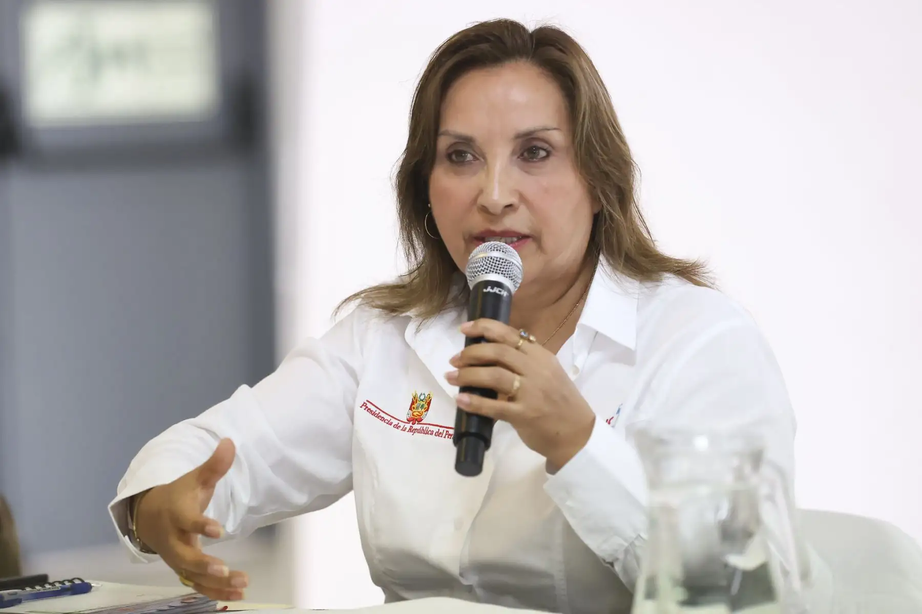 Desde la ciudad de Pucallpa, la Presidenta de la República, Dina Boluarte, acompañada por el Primer Ministro, Alberto Otárola, los integrantes de su gabinete y  las autoridades locales, lideró la inauguración de la III sesión ordinaria del Consejo Nacional de Seguridad Ciudadana Conasec.
Foto: ANDINA/Presidencia Perú
