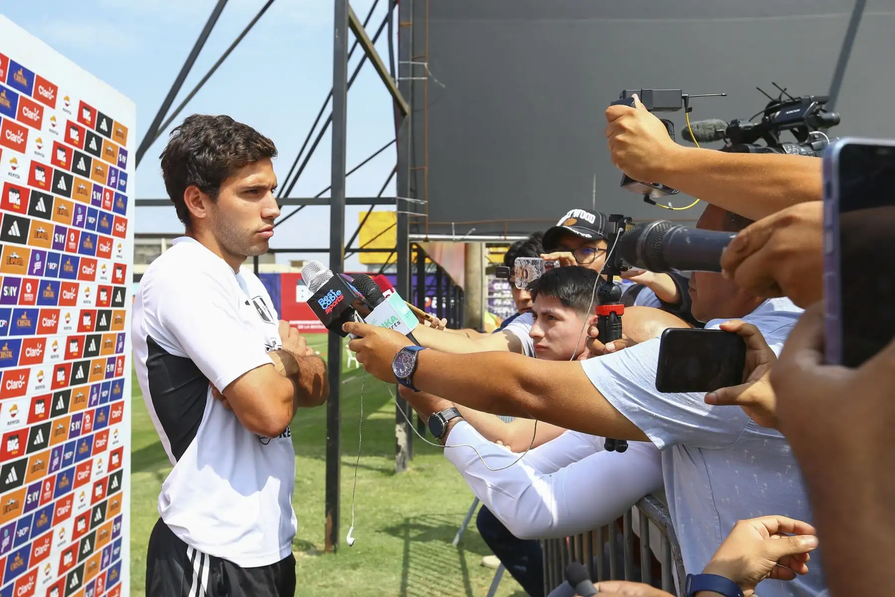 Entrevista al jugador Emilio Saba,integrante de la  Selección Peruana Sub 23.
Foto: ANDINA/Eddy Ramos