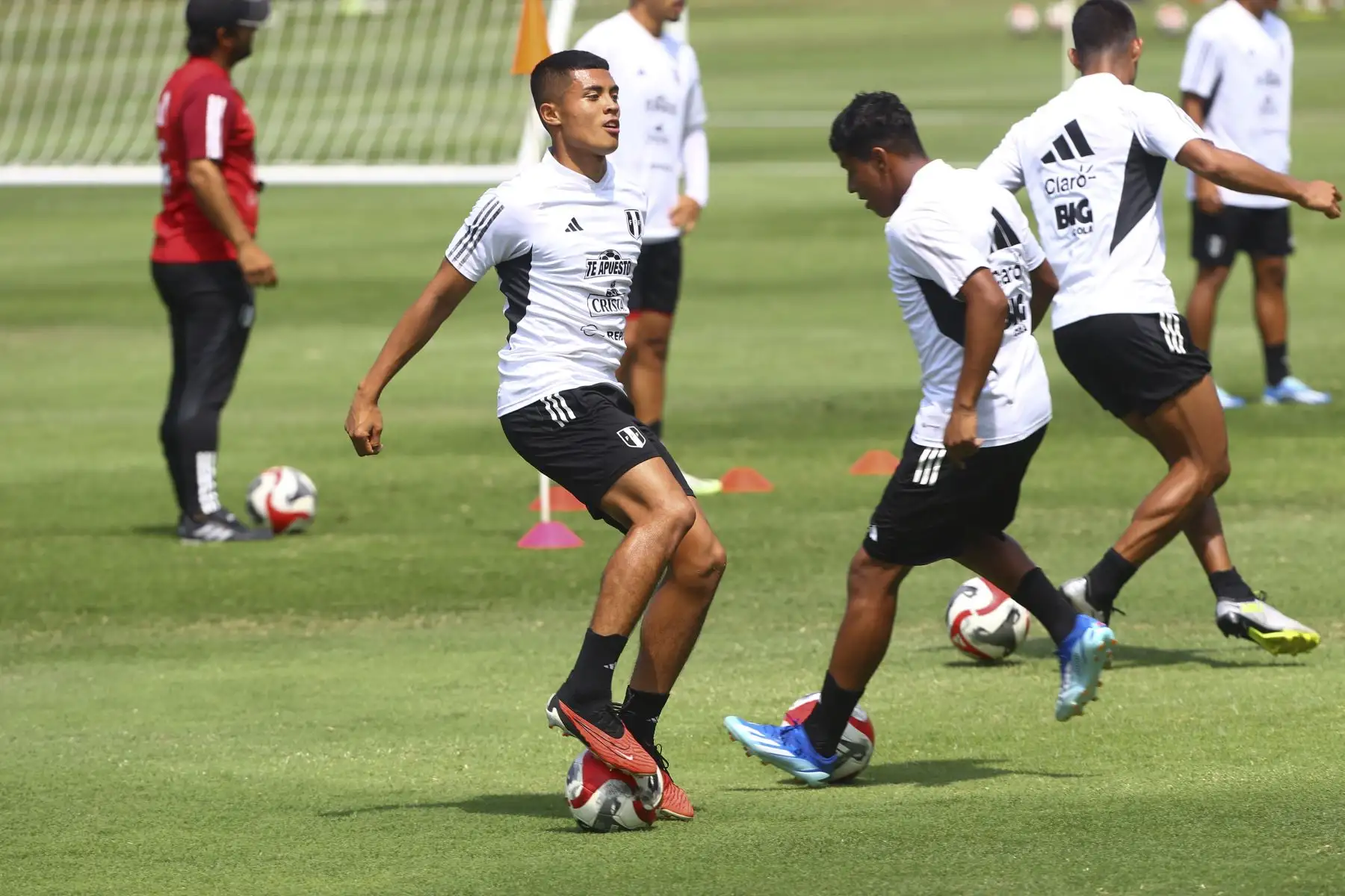 Selección Peruana Sub 23 realiza entrenamientos con miras al Preolímpico a jugarse en Venezuela.
Foto: ANDINA/Eddy Ramos