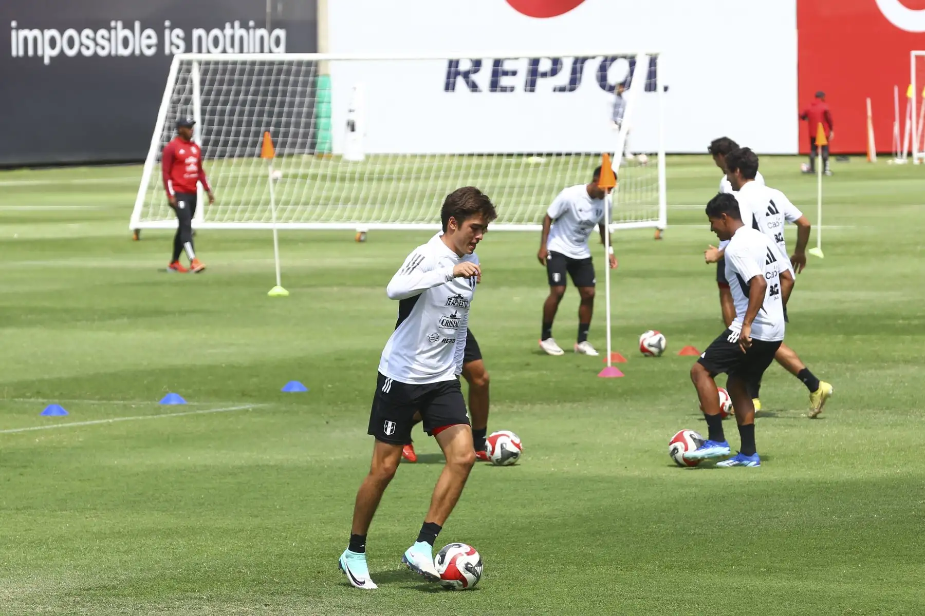Selección Peruana Sub 23 realiza entrenamientos con miras al Preolímpico a jugarse en Venezuela.
Foto: ANDINA/Eddy Ramos