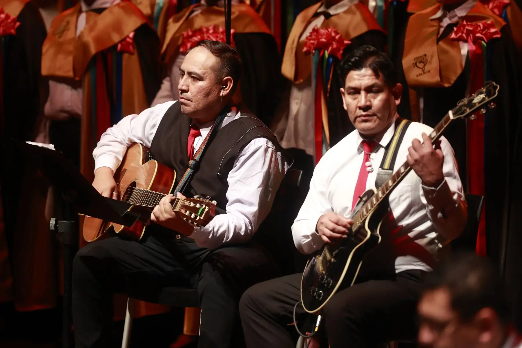 Cerca de 200 internos de los Establecimientos Penitenciarios Castro Castro, Lurigancho, Anexo Chorrillos, Mujeres Chorrillos, Huaral, Jauja y Lampa. presentar concierto sinfónico en el Gran Teatro Nacional Foto: ANDINA/Vidal Tarqui