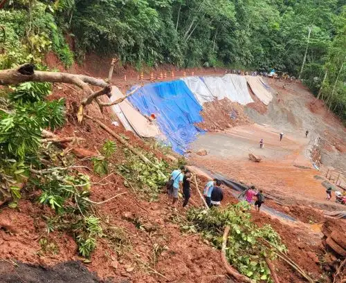 El distrito de Caynarachi fue uno de los más afectados por las lluvias intensas, desborde de ríos y activación de quebradas. ANDINA/Difusión