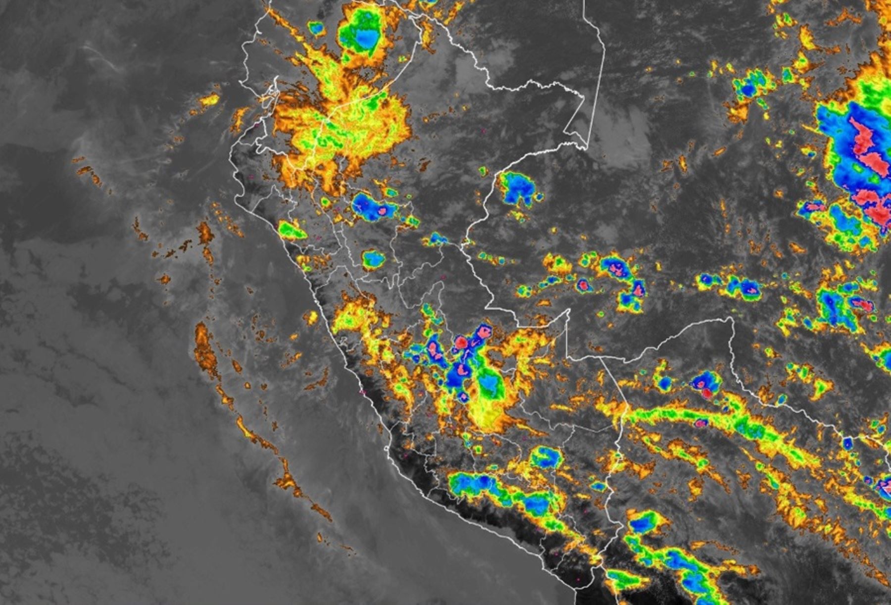 Ingreso de humedad desde la Amazonía influye en la ocurrencia de lluvias en el territorio peruano, sobre todo en la costa y sierra norte. Foto: Senamhi.