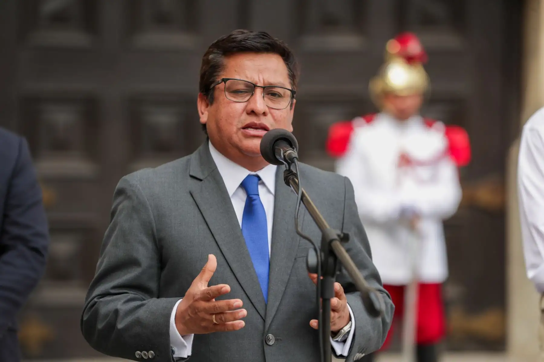 Conferencia de prensa de la Presidencia de Consejo de Ministros
Foto: ANDINA/PCM