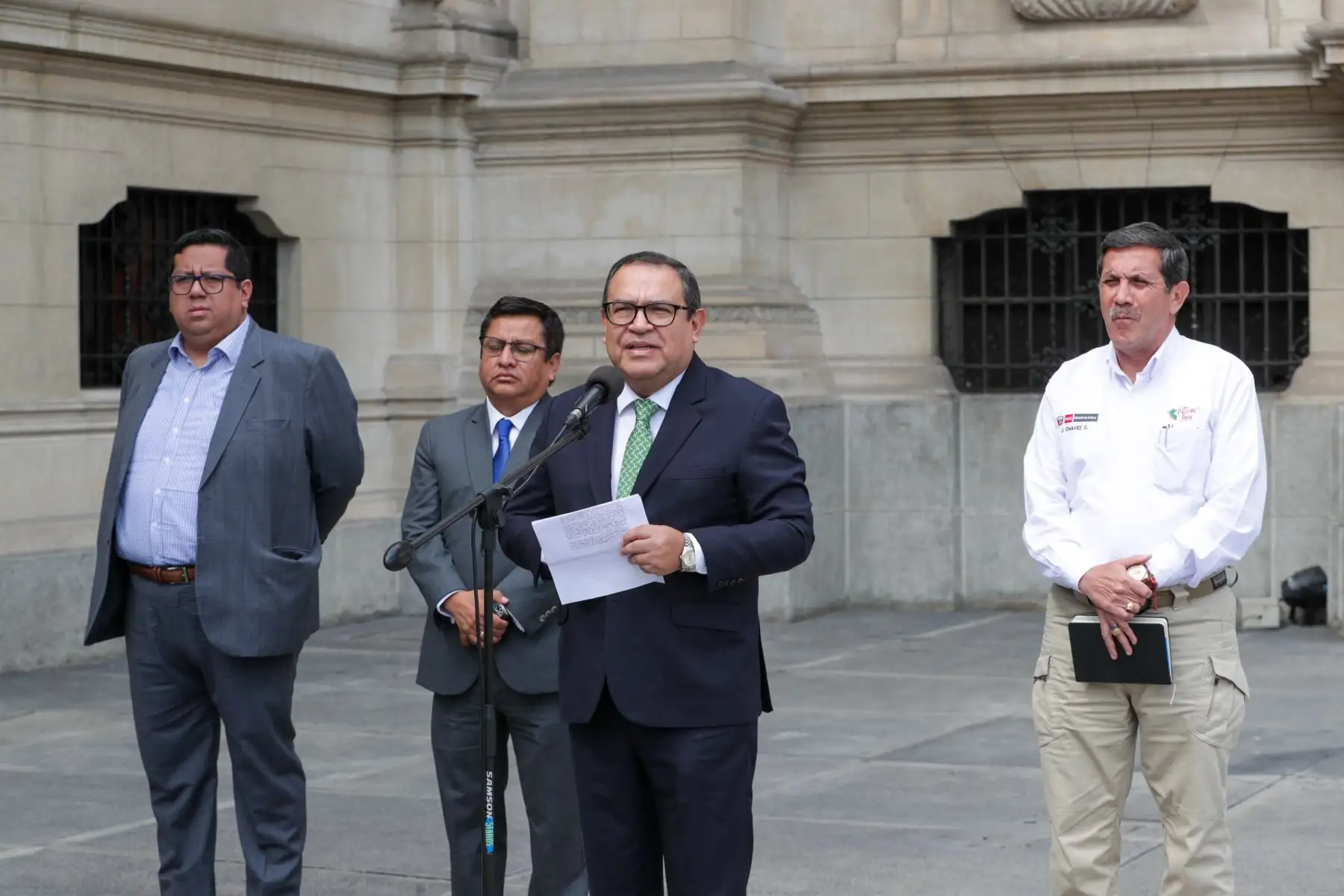 Conferencia de prensa de la Presidencia de Consejo de Ministros
Foto: ANDINA/PCM