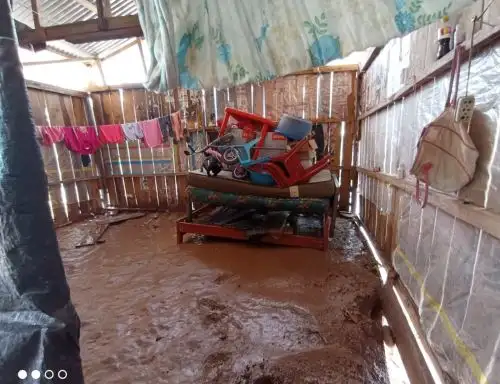 Más de 300 familias damnificadas dejó el desborde del río Sisa en la provincia de Bellavista, región San Martín, a consecuencia de las lluvias intensas. La corriente de agua inundó un centenar de viviendas en diversos centros poblados de esa provincia. ANDINA/Difusión