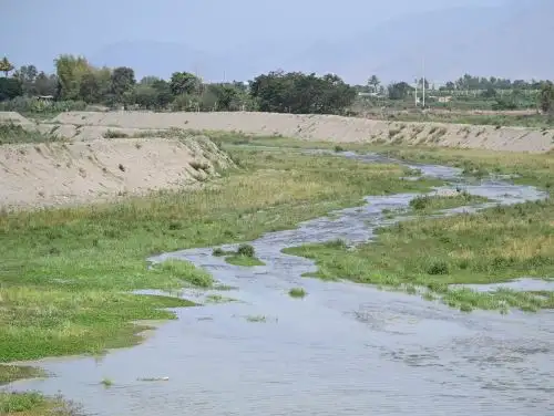 La Autoridad Nacional del Agua informó que culminó al 100 % obras de limpieza y descolmatación del río Chamán, en la provincia de Chepén, región La Libertad. ANDINA/Difusión