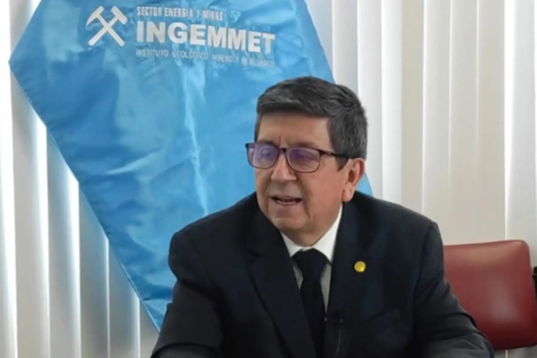 Presidente ejecutivo de Ingemmet, Henry Luna.