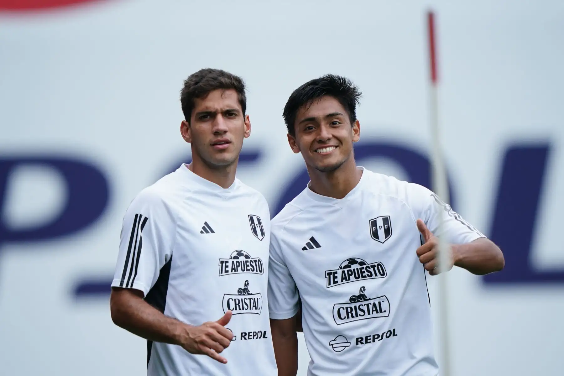 Entrenamiento de la selección peruana de fútbol Sub 23 en la Videna.
Foto:FPF