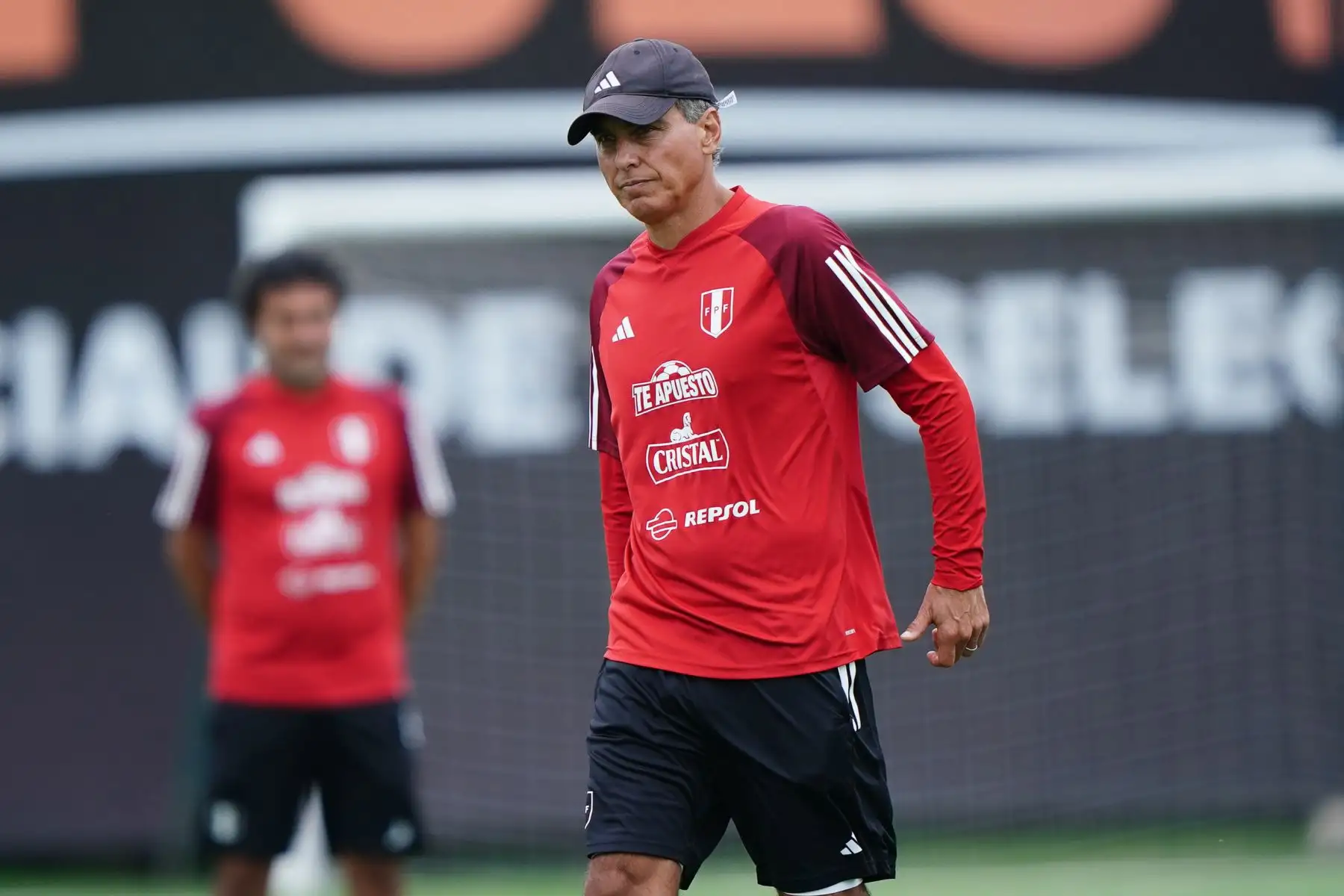 Entrenamiento de la selección peruana de fútbol Sub 23 en la Videna.
Foto:FPF