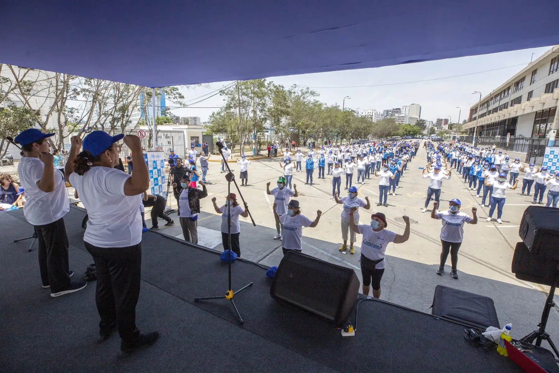 En lo que va de 2023, Ceprit de EsSalud visitó más de 90 empresas y brindó atención a más de 6 mil trabajadores, quienes recibieron diversas sesiones de pausas activas.
Foto: EsSalud