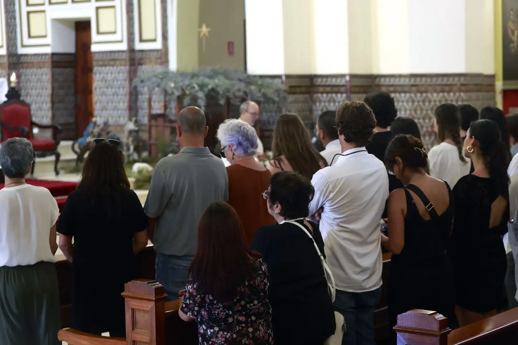 En la parroquia Nuestra Señora de Fátima de Miraflores se realiza la misa de cuerpo presente para despedir a Pedro Suárez Vertiz.
Foto: ANDINA/Vidal Tarqui