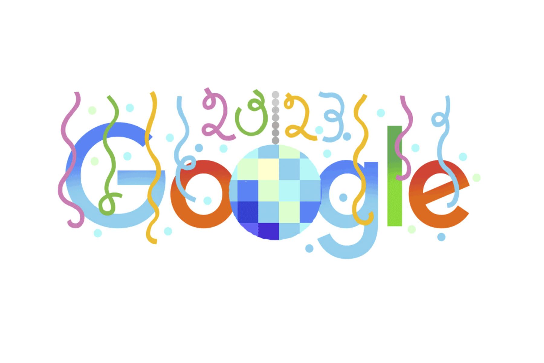 Como cada año, Google estrenó un nuevo doodle con motivo del Año Nuevo.