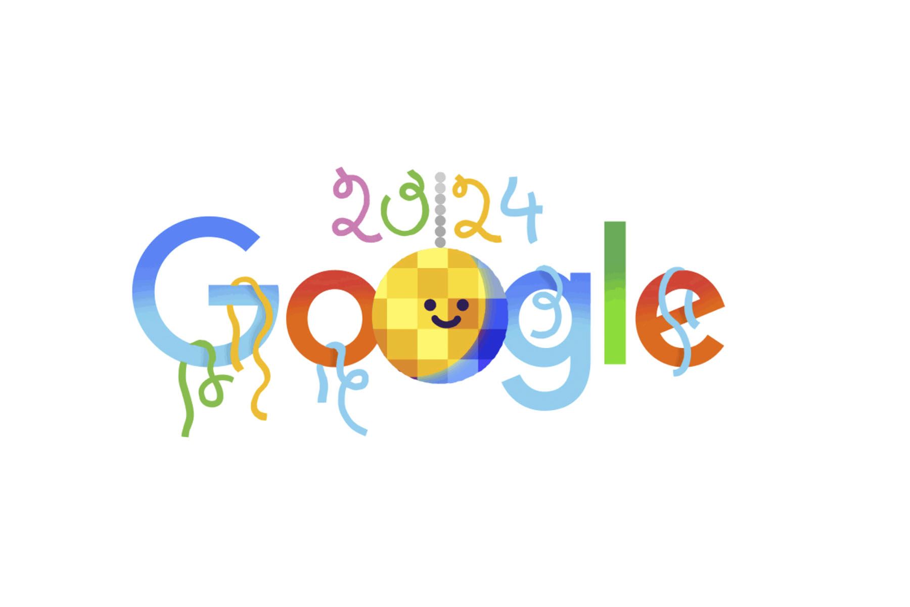 Como cada año, Google estrenó un nuevo doodle con motivo del Año Nuevo.
