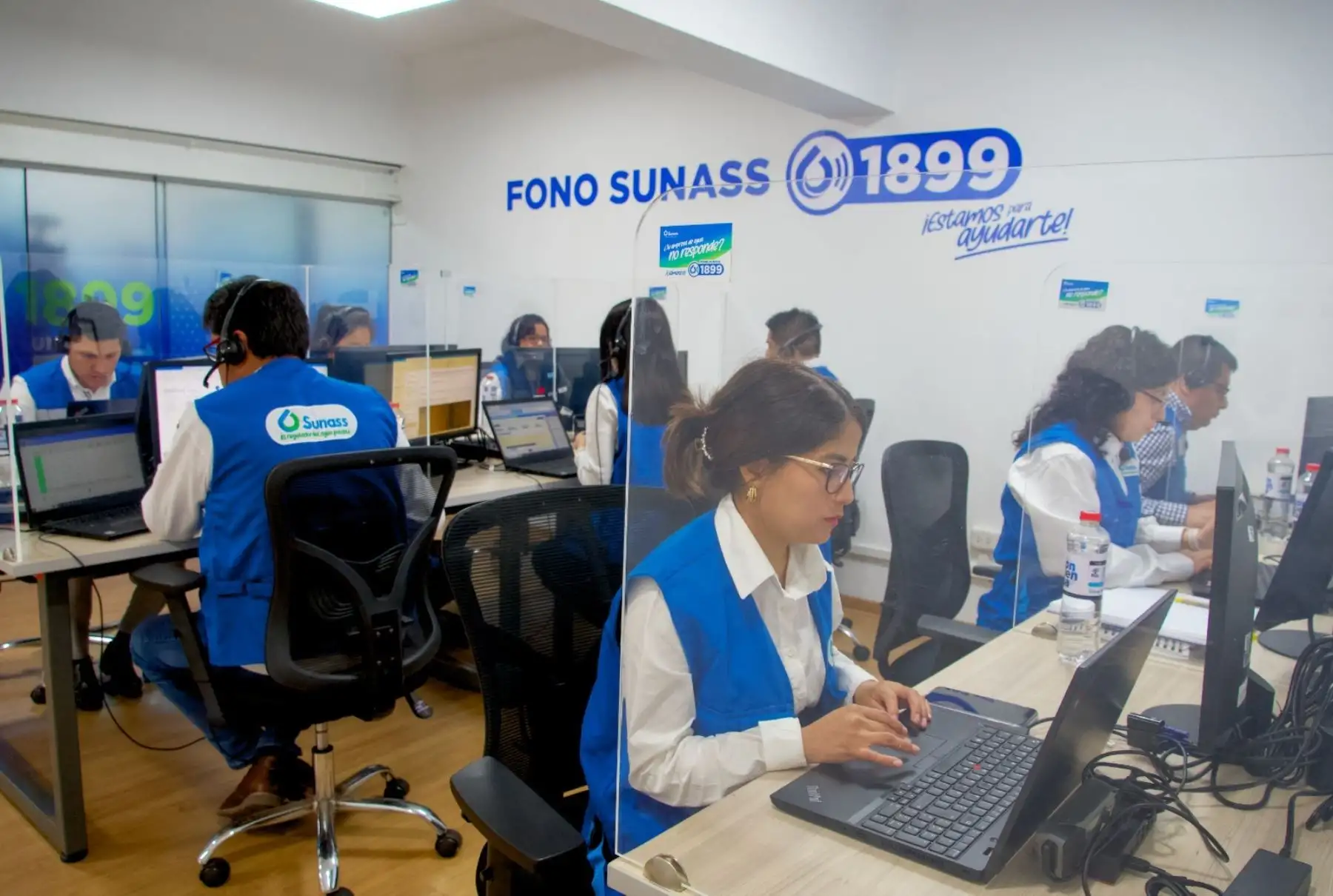 Atención en la Sunass. Cortesía Sunass