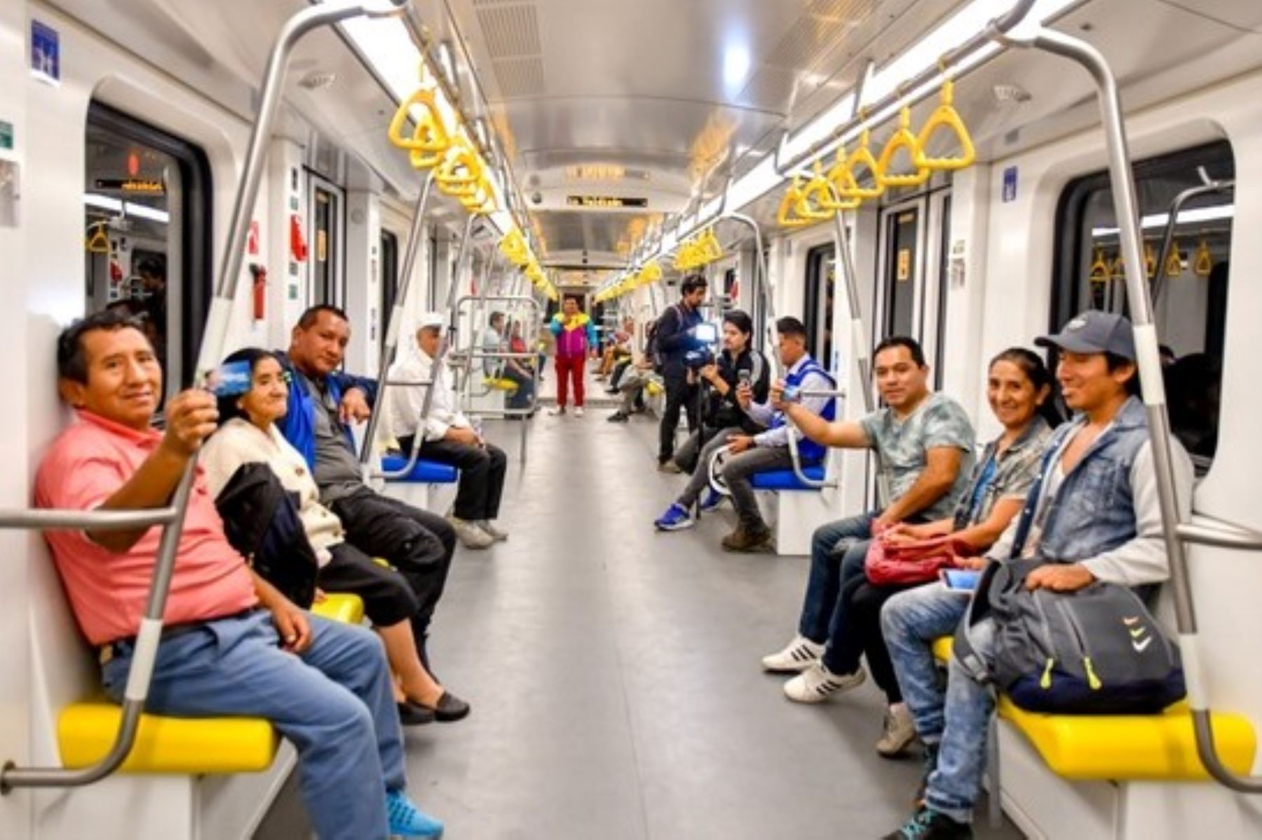 Línea 2 del Metro: pasajeros ya no necesitarán tarjeta para viajar durante marcha blanca. Foto: ANDINA/difusión.