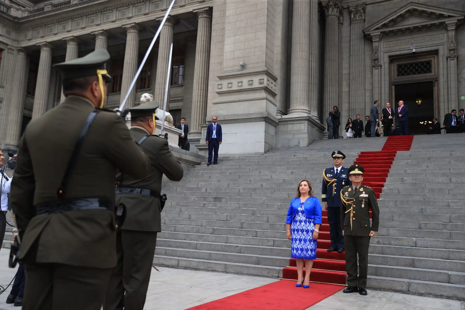 Presidenta Dina Boluarte participa en la ceremonia por la apertura del Año Judicial 2024.
Foto: ANDINA/Prensa Presidencia