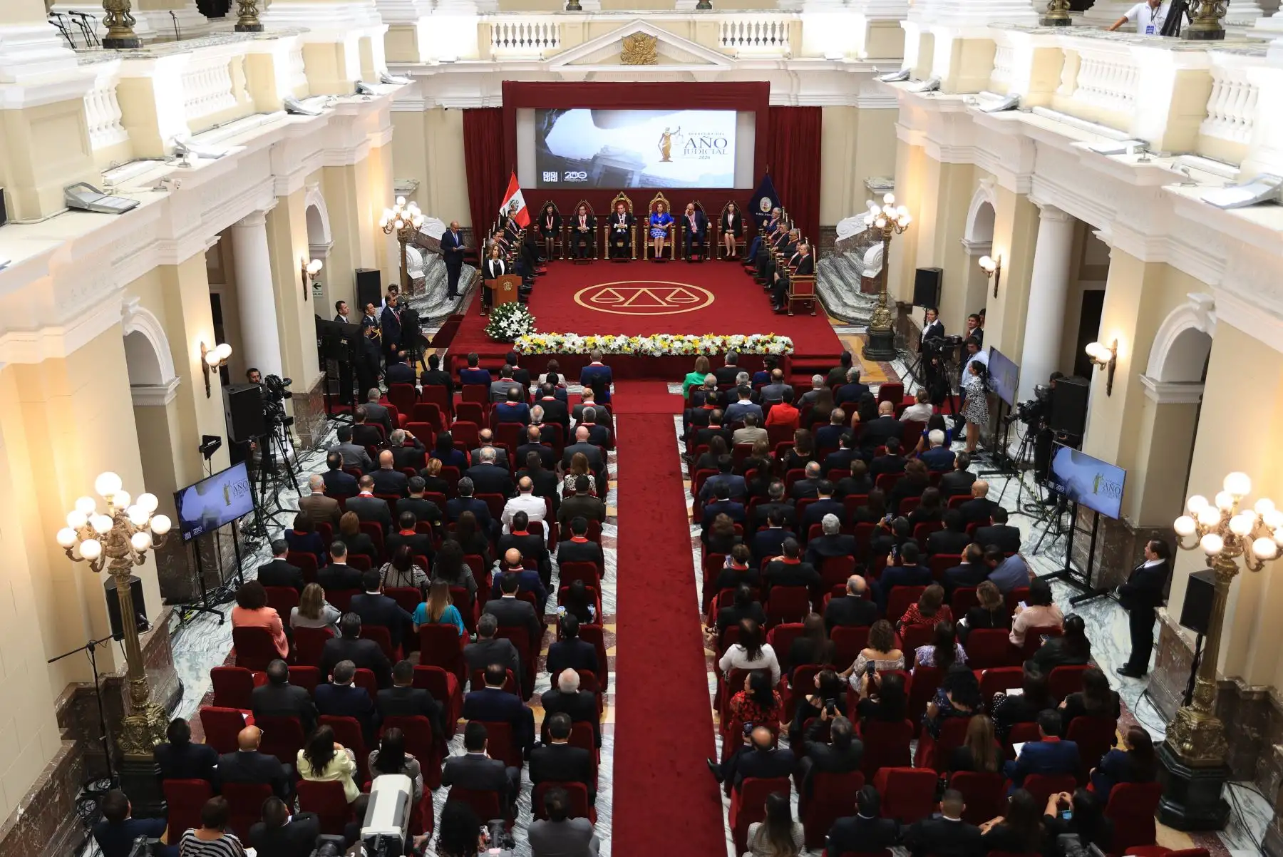 Presidenta Dina Boluarte participa en la ceremonia por la apertura del Año Judicial 2024.
Foto: ANDINA/Prensa Presidencia