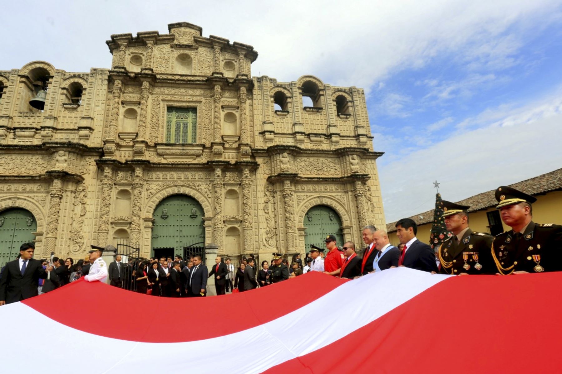 Cajamarca recordó la gesta histórica de los ilustres ciudadanos Toribio Casanova López, Juan Antonio Egúsquiza Aristizábal y Pedro José Villanueva Espinoza, quienes lograron independizar a Cajamarca de Trujillo el 3 de enero de 1854. Foto: ANDINA/Cortesía Eduard Lozano