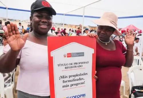 De enero a diciembre del 2023, el Organismo de Formalización de la Propiedad Informal (Cofopri) inscribió en los Registros Públicos un total de 3,086 títulos de propiedad a favor de familias e instituciones públicas de la región Ica.