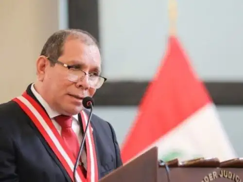 Javier Arévalo, presidente del Poder Judicial. ANDINA/Difusión