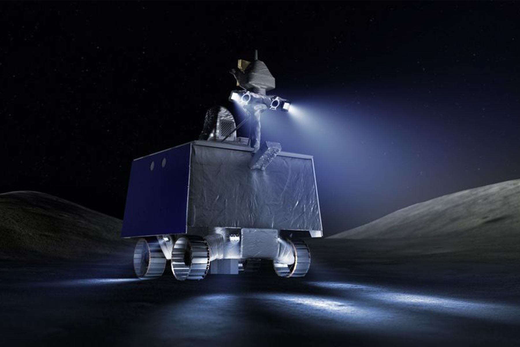 La NASA te invita a enviar tu nombre a la Luna a bordo del primer rover lunar robótico de la agencia, VIPER, abreviatura de Volatiles Investigating Polar Exploration Rover.