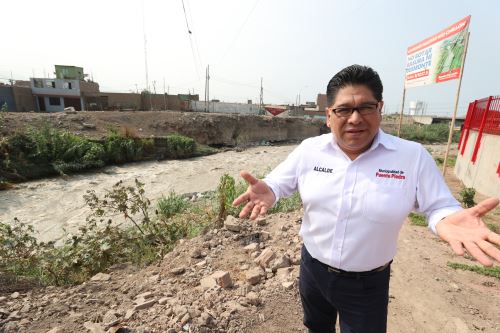 Alcalde de Puente Piedra, Renán Espinoza. Foto: ANDINA/Juan Carlos Guzmán