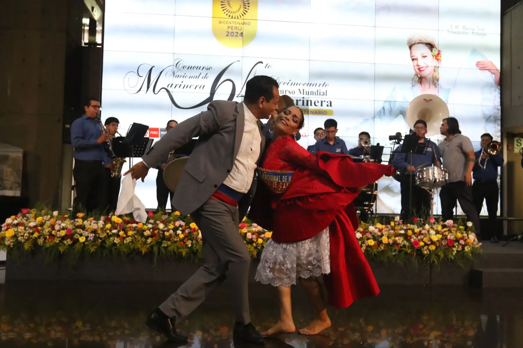 Ministra de Cultura encabeza el Lanzamiento del Concurso Nacional de Marinera,Edición Bicentenario 2024.FOTO:ANDINA/Hector Vinces