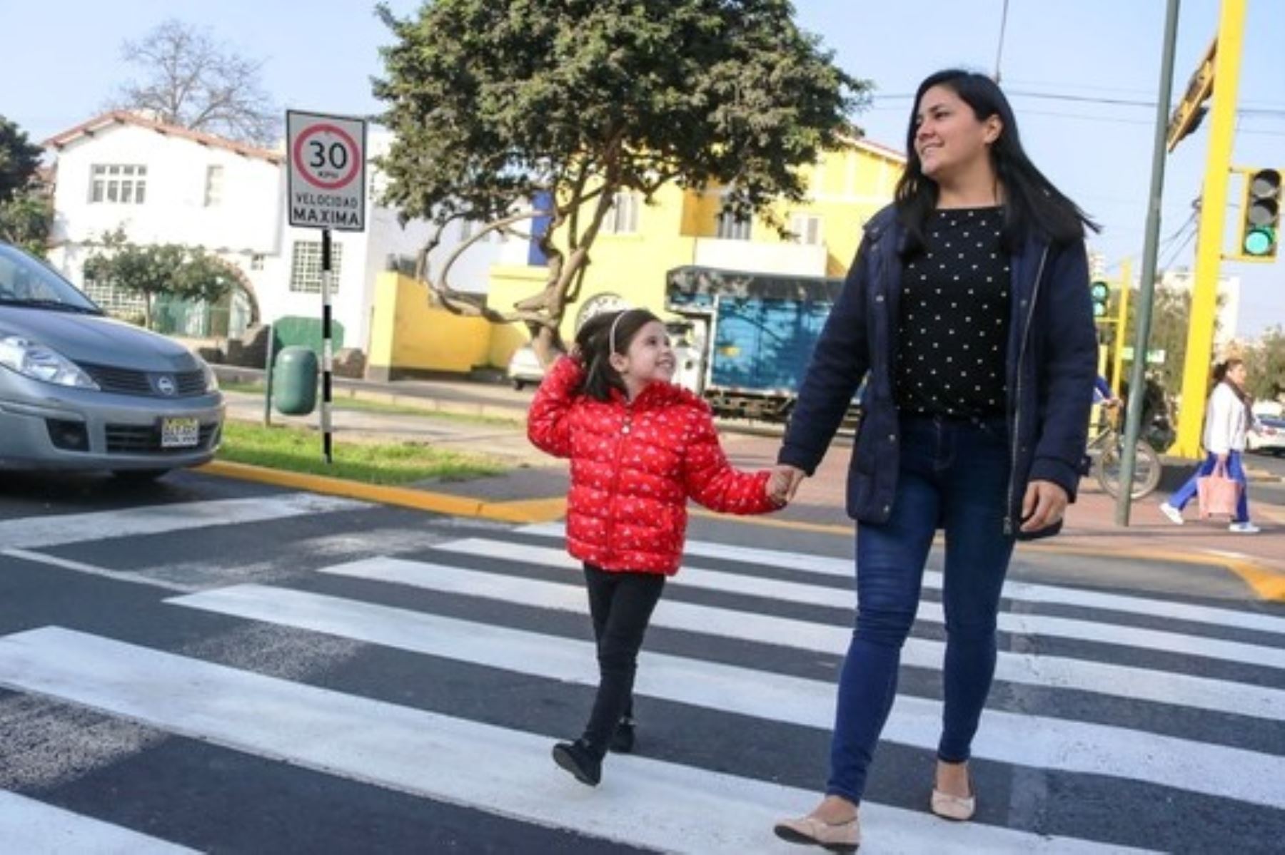 Promueven iniciativa para reducir accidentes de tránsito en zonas escolares. Foto: ANDINA/Difusión