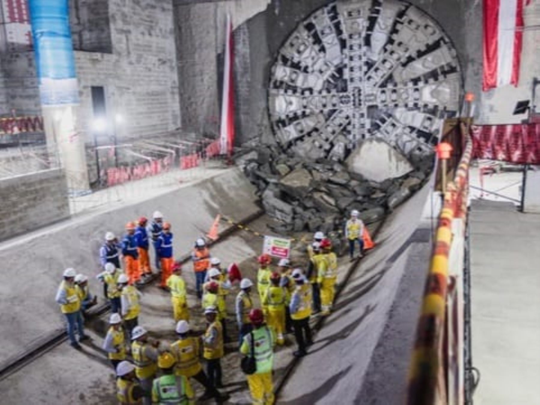 Tuneladora ‘Delia’ de la Línea 2 excavó desde la estación 28 de Julio hasta Cangallo en La Victoria. Foto: ANDINA/Difusión