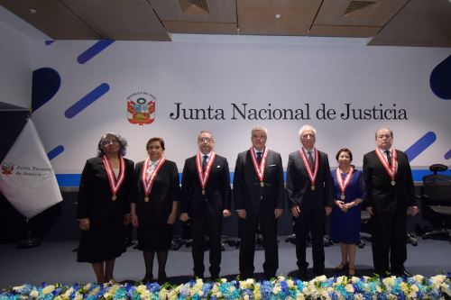 Miembros de la Junta Nacional de Justicia. ANDINA/Difusión