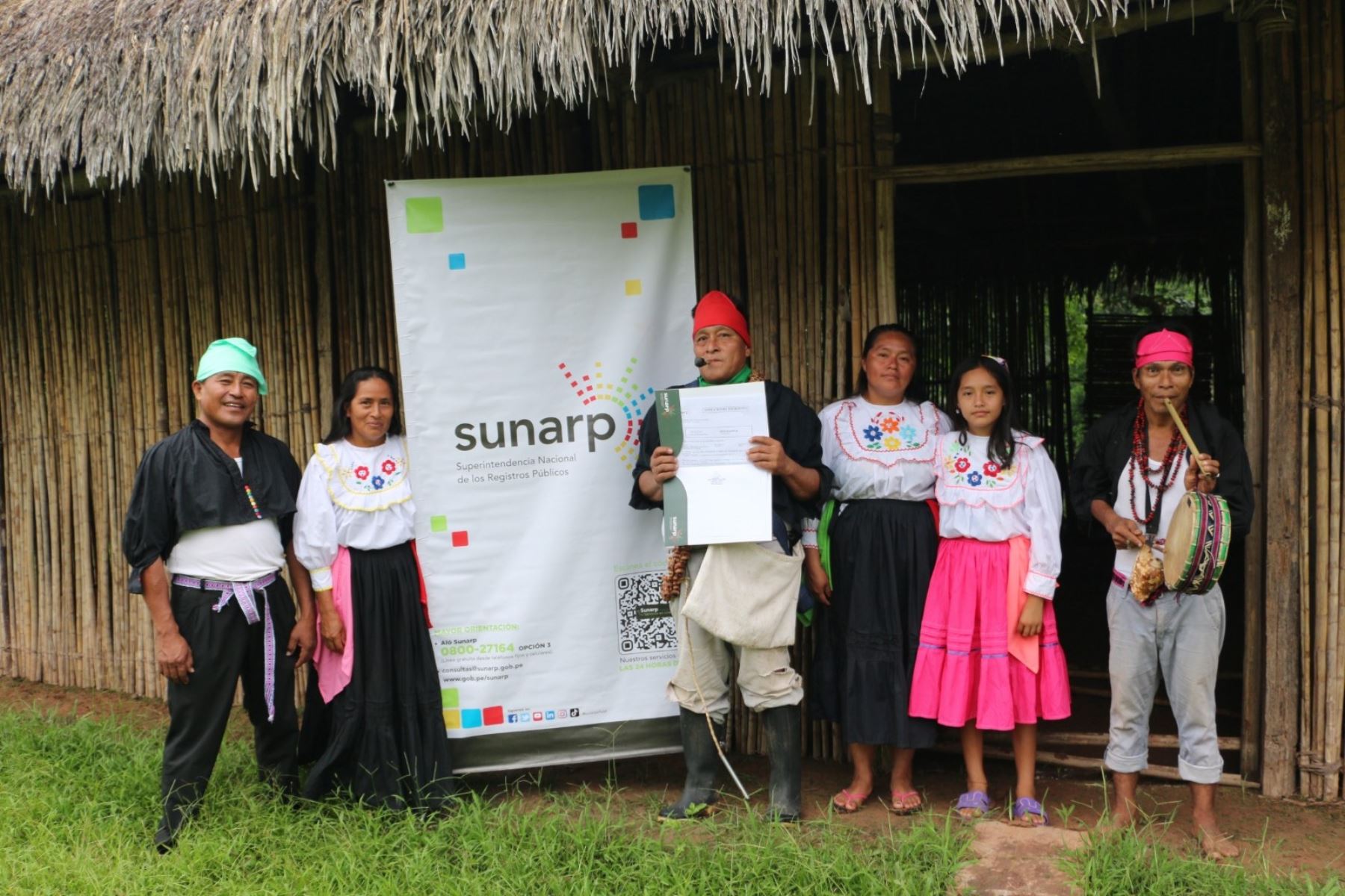 La Sunarp promueve el desarrollo por medio de la inclusión registral de las comunidades amazónicas. Foto: SUNARP/Difusión
