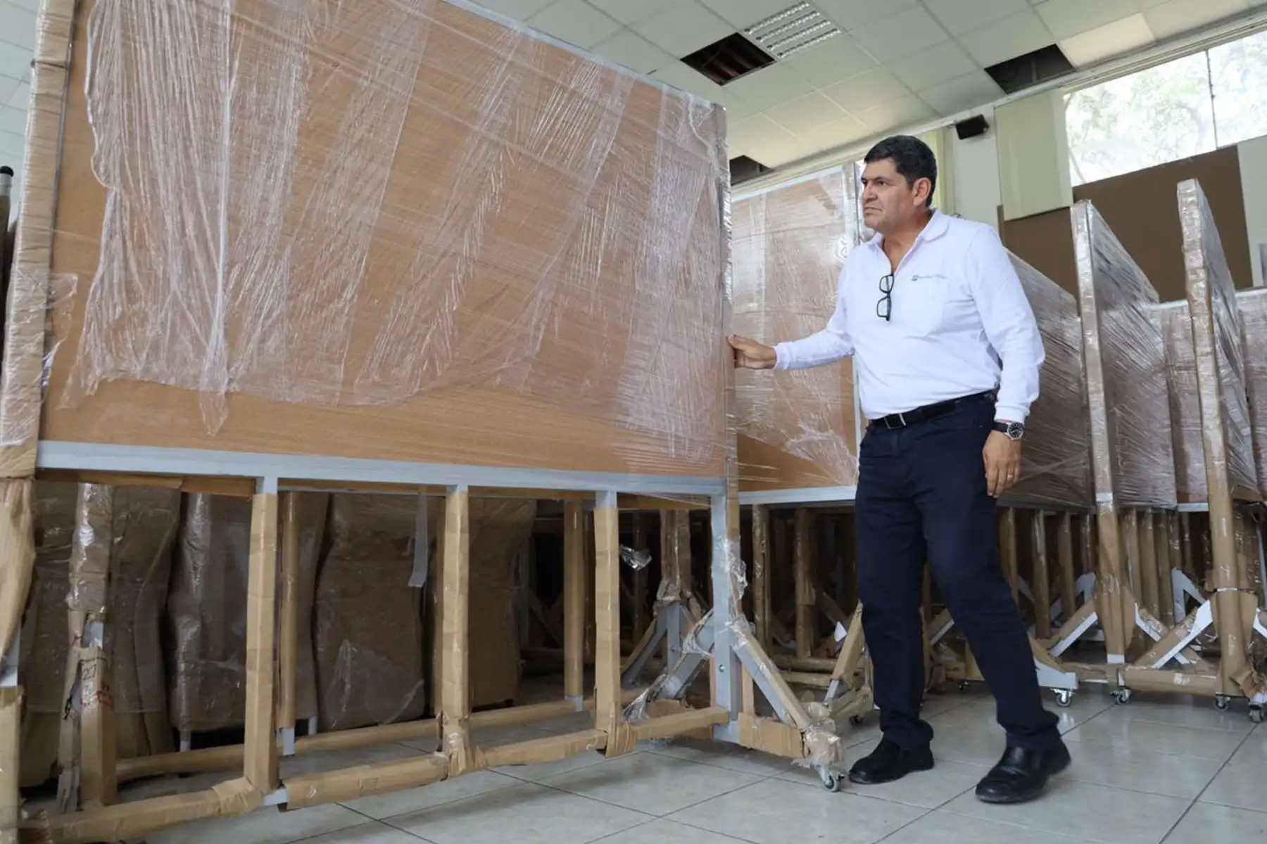 La región La Libertad cuenta con 20 aulas prefabricadas para hacer frente a daños en escuelas por eventos climáticos. Foto: ANDINA/Difusión