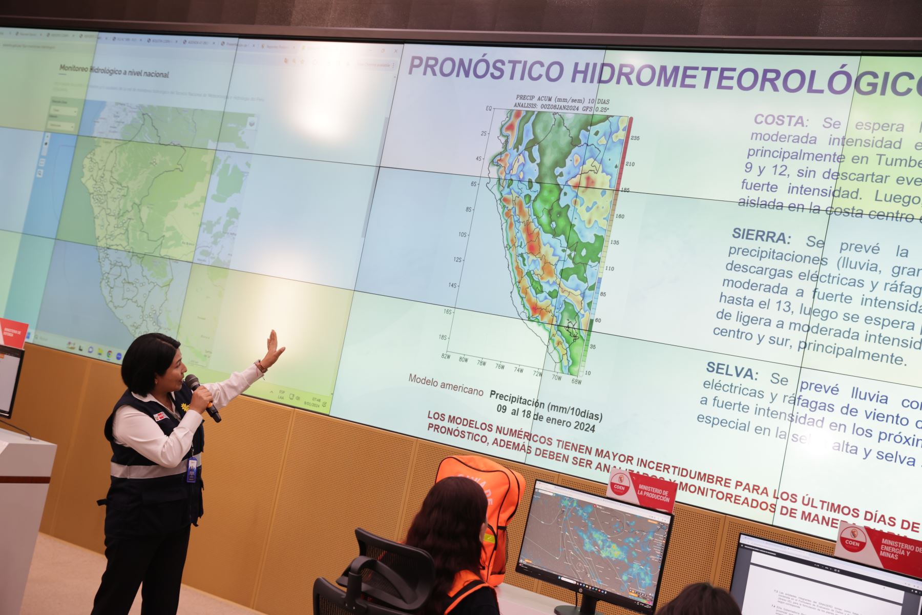 ANDINA/Andrés Valle. El Niño: lluvias se mantendrán pesar de pronósticos de Niño débil