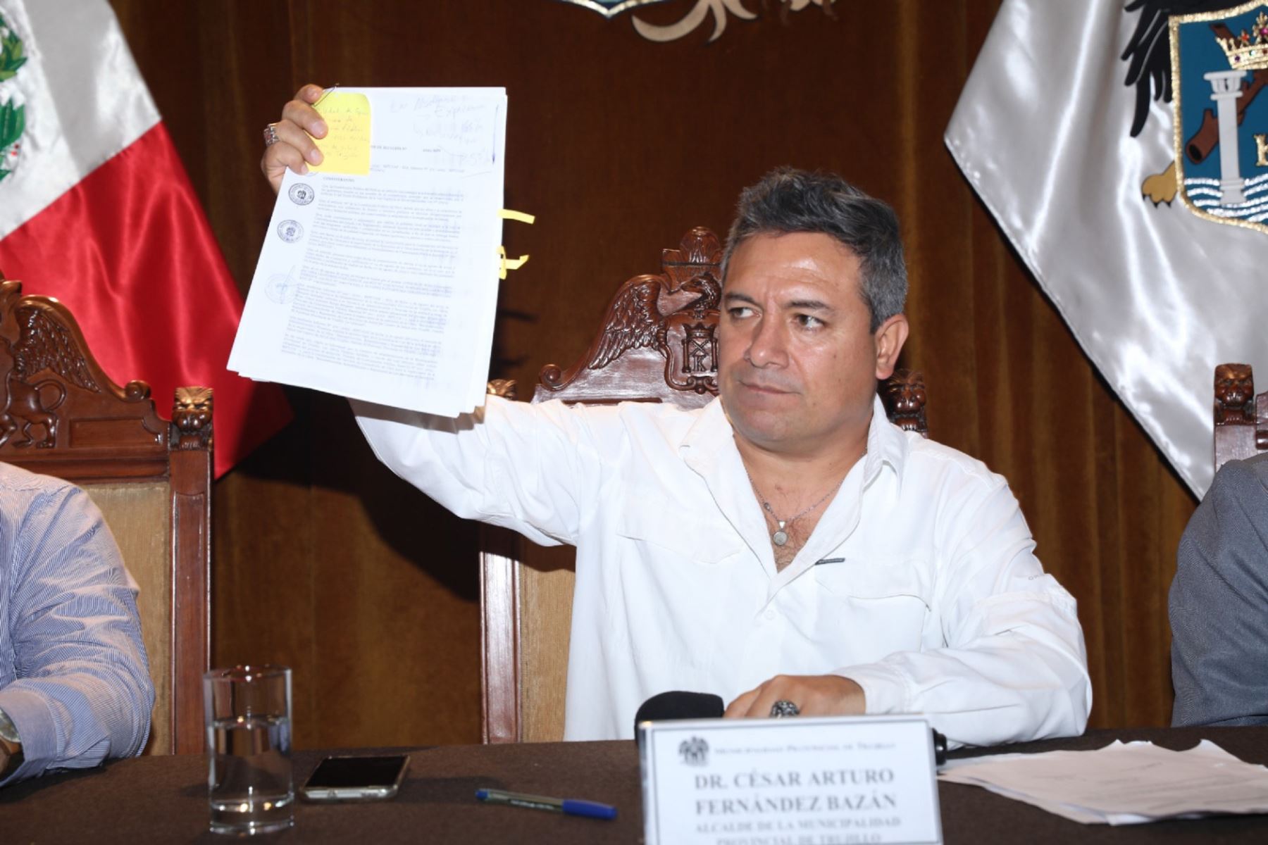 Suspendido alcalde de Trujillo, Arturo Fernández. ANDINA/Difusión