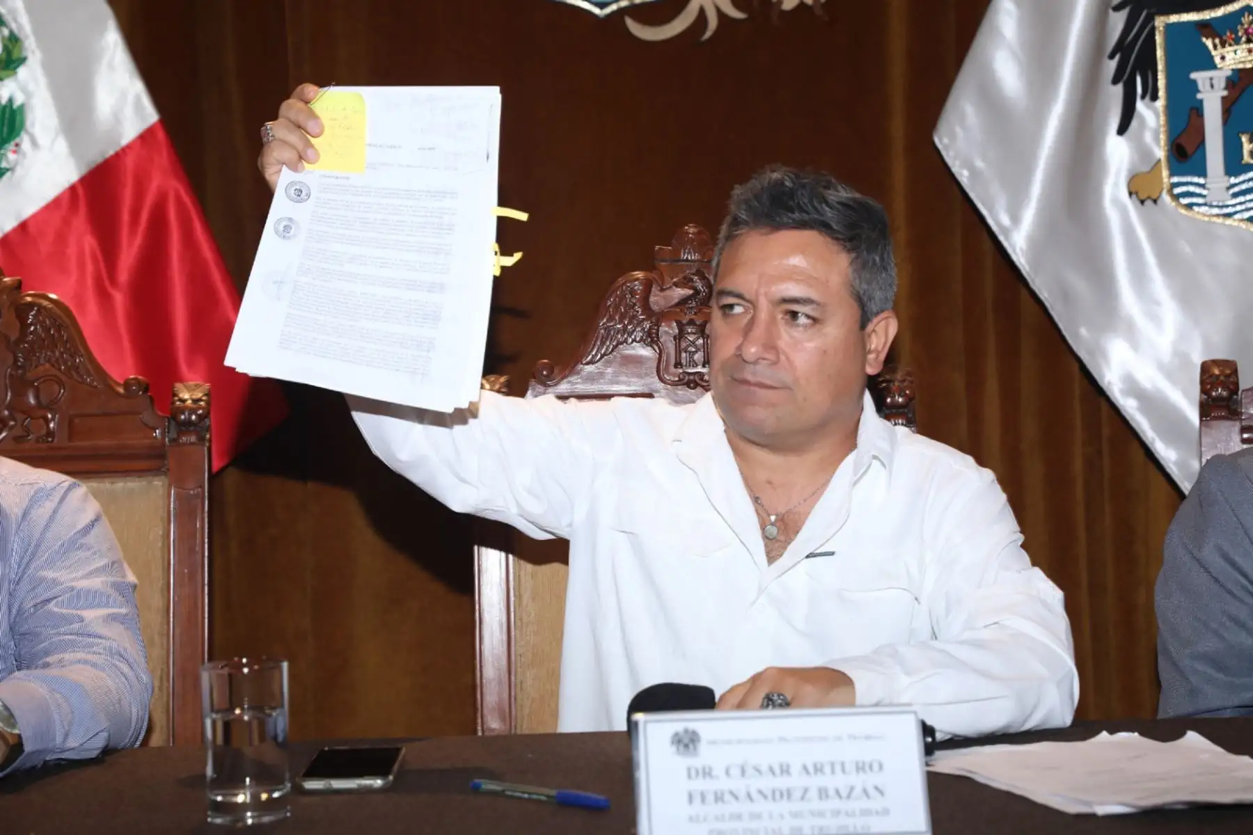 Arturo Fernández llegó a la alcaldía provincial de Trujillo por el partido Somos Perú tras ser burgomaestre del distrito de Moche. Foto: ANDINA/Difusión