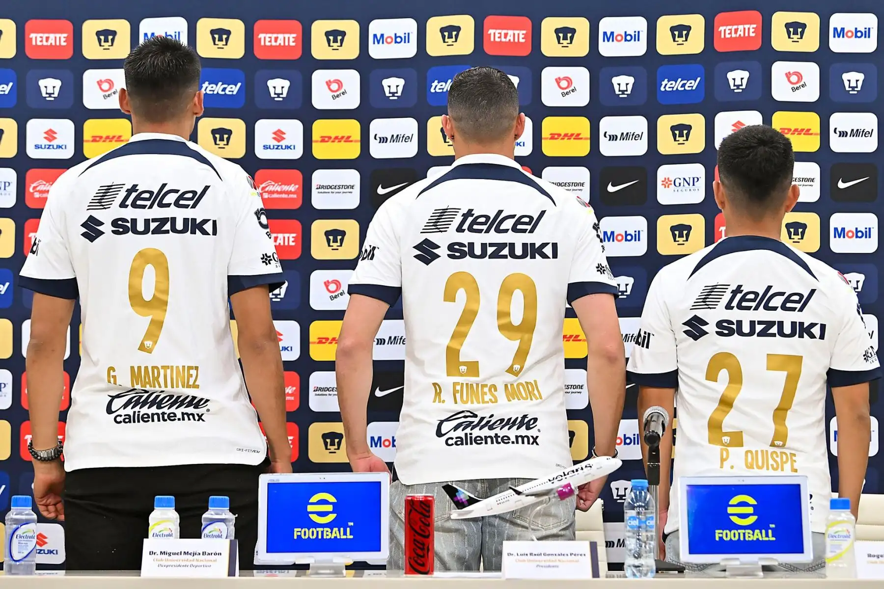 Piero Quispe  es presentado oficialmente en los Pumas de la UNAM Foto: Pumas MX