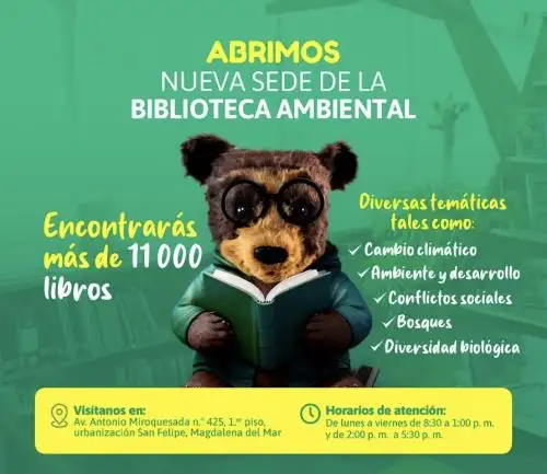 Inauguración de la Biblioteca Ambiental y Ecoferia "Madre Tierra" en Lima