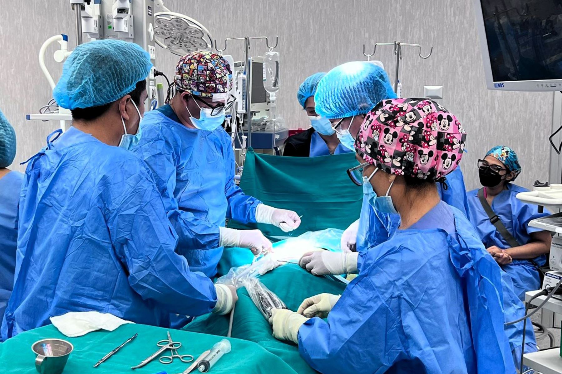 Realizan primera cirugía cardíaca congénita en la historia del hospital nacional PNP “Luis N. Sáenz”. Foto: ANDINA/Difusión