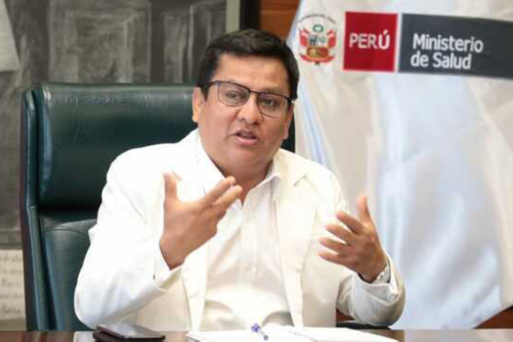 ´Ministro de Salud de Perú, César Vásquez. ANDINA/Difusión