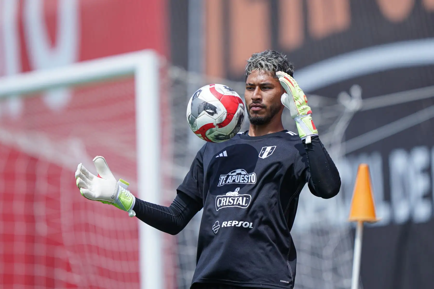Entrenamiento de la selección peruana de fútbol Sub-23 en la Videna.
  Foto:ANDINA/FPF