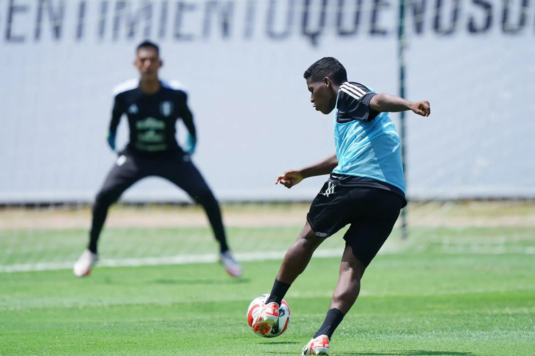 Entrenamiento de la selección peruana de fútbol Sub-23 en la Videna.
  Foto:ANDINA/FPF