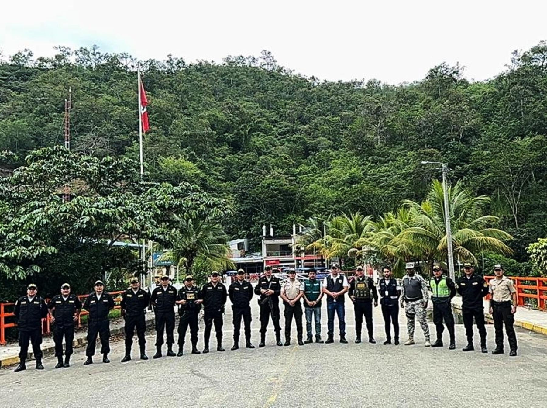 Región Policial de Cajamarca reforzó la vigilancia en los puestos de control ubicados en la provincia de San Ignacio, en la frontera con Ecuador. ANDINA/Difusión